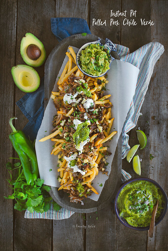 Instant Pot Pulled Pork Chile Verde